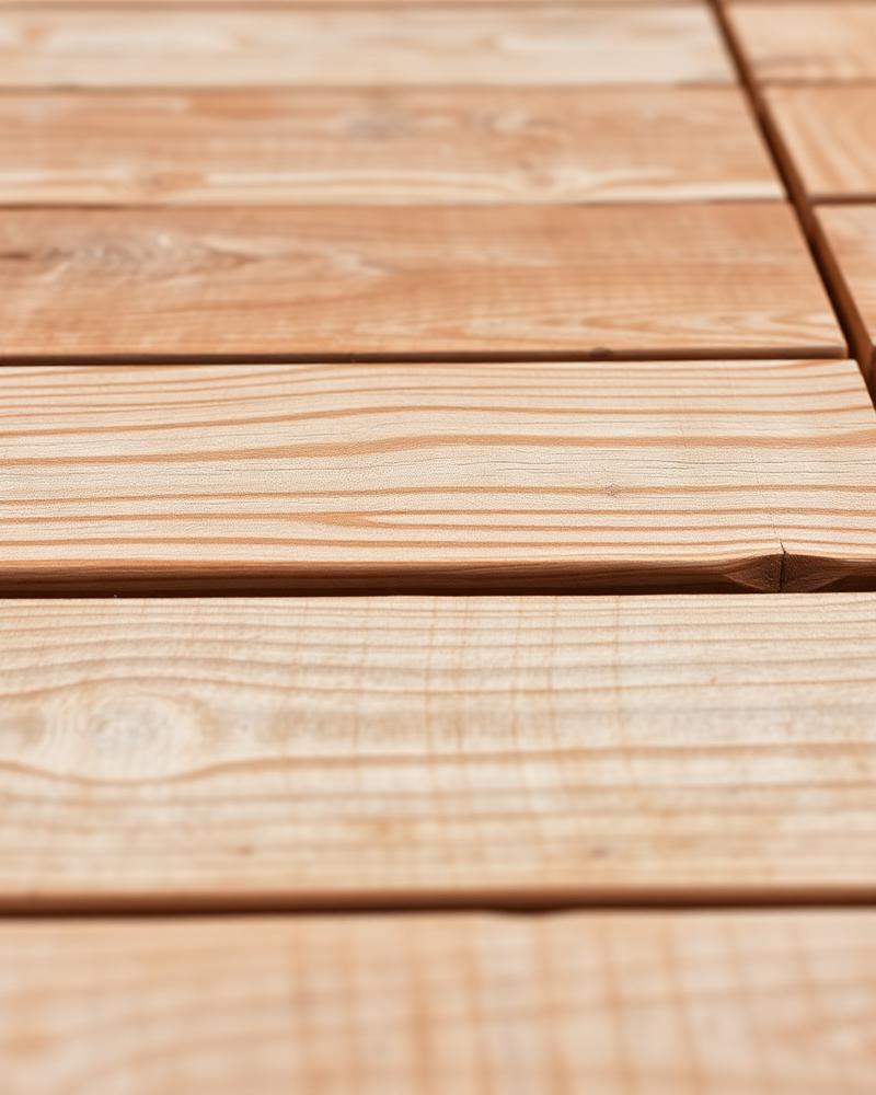 Close texture of cedar decking boards